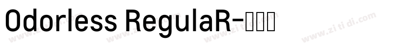 Odorless RegulaR字体转换